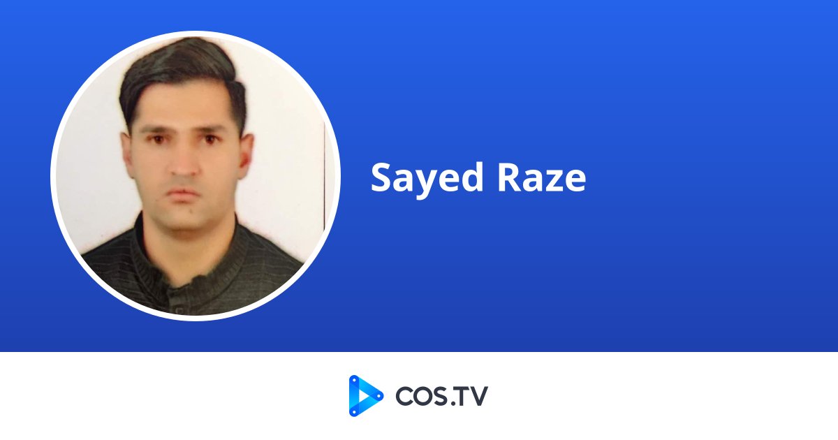 Raze Sayed Sayed Raze - COS.TV Creator